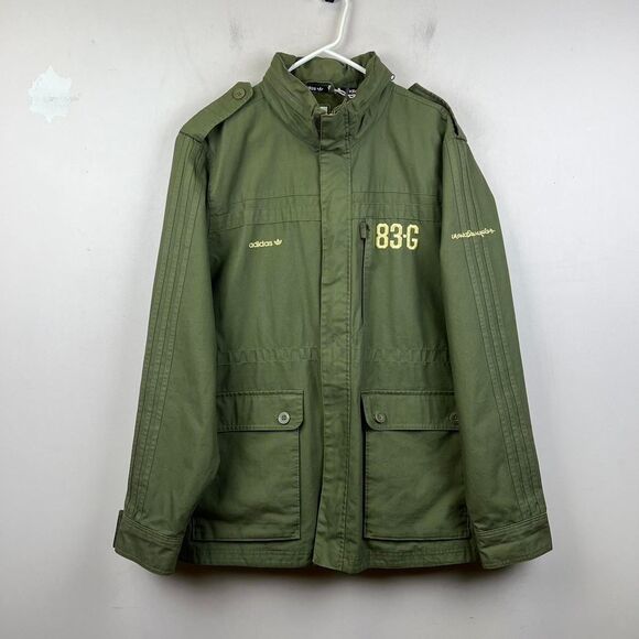 Adidas x Mark Gonzales 83G Military Jacket Olive Green Size L - Picture 1 of 7